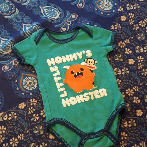 size 3/6 M Paul Frank monster monkey onesie - Picture 2 of 6